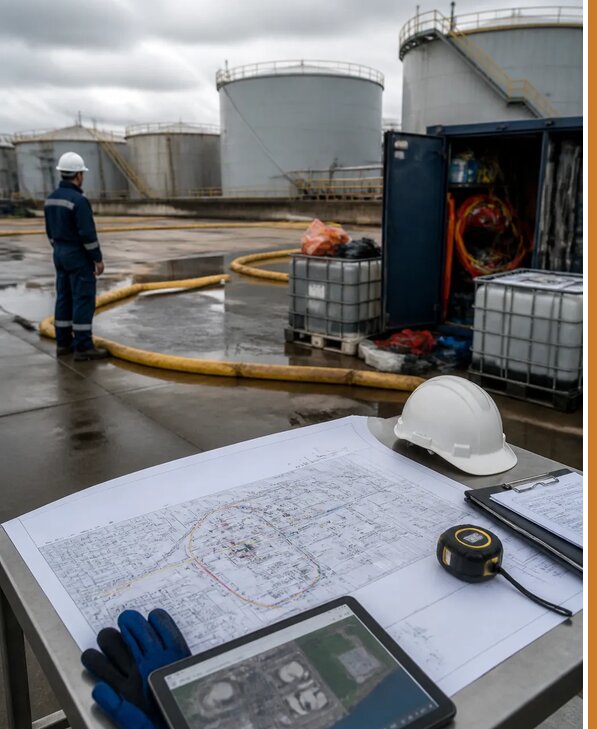Разработка плана ликвидации разливов нефти в Владикавказе
